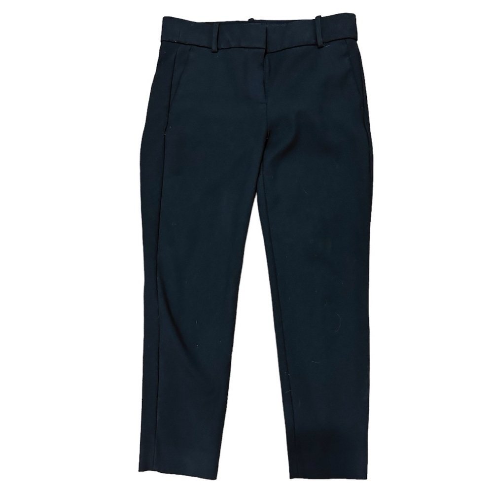 J. Crew- Camron Black Slim Cropped Pant- 4 Season Stretch- Size 4